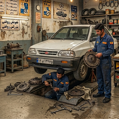 اجرت تعویض دیسک و صفحه